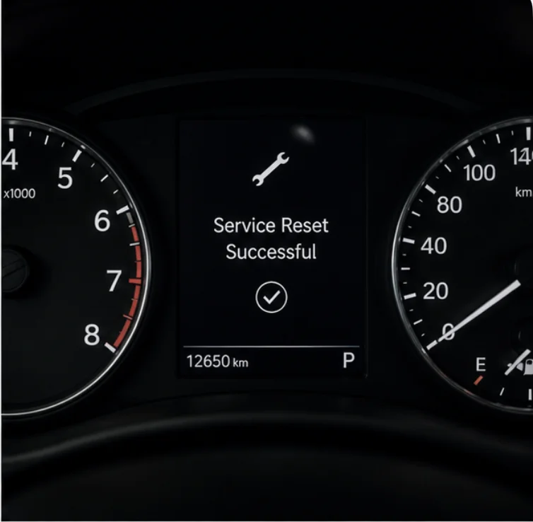 Mechanic using scan tools in a service bay