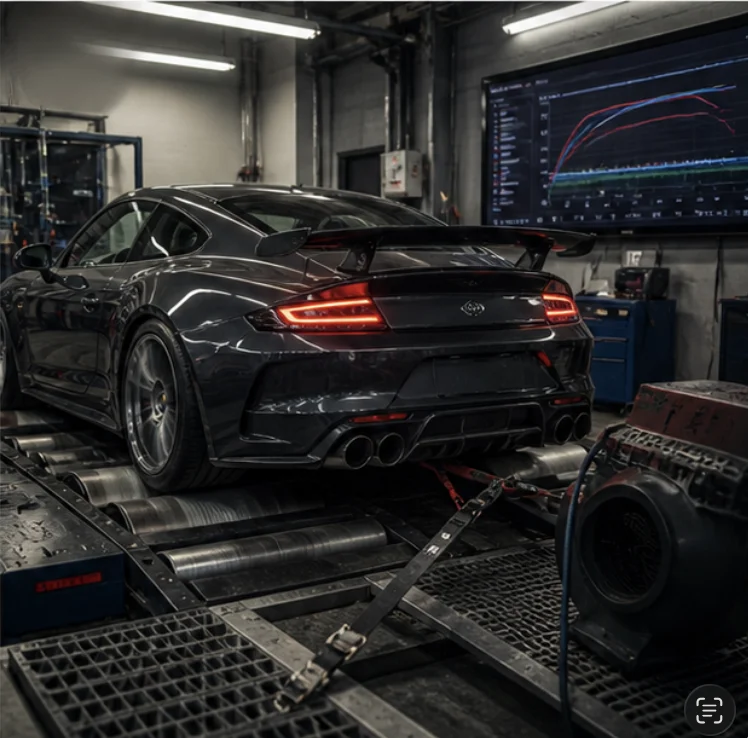 Car engine performance inspection